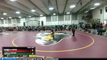 125 lbs Quarterfinal - Amelia Bacon, Vista Peak vs Isabella Ortiz, La Junta