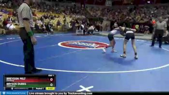 106 Class 1 lbs 5th Place Match - Breydon Pelt, Diamond vs Bryson Dubes, Centralia