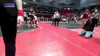 52 lbs Consi Of 8 #1 - Jimmy Allen, Owasso Takedown Club vs Sam Adcock, Collinsville Cardinal Youth Wrestling