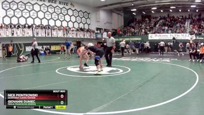 150 lbs Cons. Round 7 - Nick Piontkowski, Olentangy (Lewis Center) vs Giovanni Duniec, Padua Franciscan (Parma)