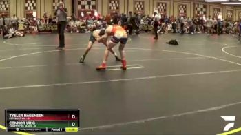 125 lbs Round 4 (6 Team) - Tyeler Hagensen, EsteBuilt WC vs Connor Urig, Triumph WC Black