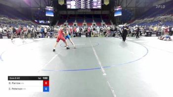 132 lbs Cons 8 #2 - Davis Parrow, Minnesota vs Connor Peterson, Minnesota