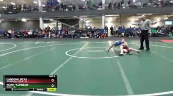 110 lbs Round 1 (6 Team) - Landon Lucas, Bishop Watterson vs Noah *Schuler, Delta