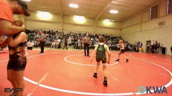 58 lbs 3rd Place - Kysen Morgan, Fort Gibson Youth Wrestling vs Liam Randolph, Gore Pirates Youth Wrestling