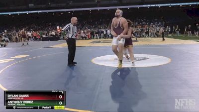 D4-285 lbs Cons. Round 2 - Anthony Perez, Morenci Area HS vs Dylan Gauss, Manchester HS