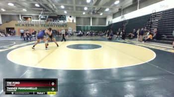 215 lbs Cons. Semi - Tre Ford, Puyallup vs Tanner Manganiello, Timberline
