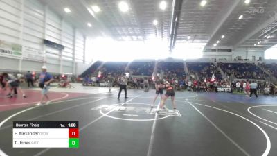 130 lbs Quarterfinal - Fayme Alexander, Osoway vs Terrile Jones, Bagdad Sultans