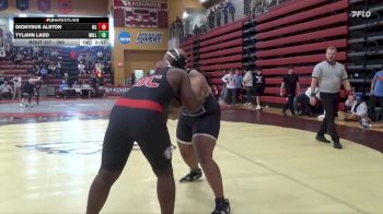 285 lbs Cons. Round 4 - Tylahn Ladd, Millikin vs Dionysus Alston, Blackburn