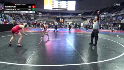 7A 132 lbs Cons. Round 2 - Greyson Scott, Prattville vs Austin Owen, Thompson HS