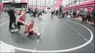 58 lbs 3rd Place - Crew Doty, Lexington Wrestling Club vs Samuel Zortman, Crutchmer Wrestling Club