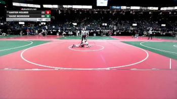 85 lbs Cons. Round 2 - Raige Morrison, DONA vs Karter Holmes, STC2