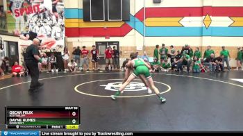 120 lbs Champ. Round 1 - Oscar Felix, Scottsbluff vs Dayne Humes, Moorcroft