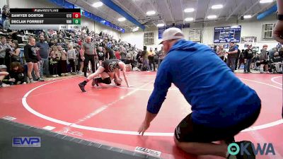 110 lbs Rr Rnd 2 - Sawyer Dorton, Grove Takedown Club vs Declan Forrest, Vinita Kids Wrestling