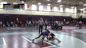 100 lbs Cons. Round 3 - Josie McGraw, Alburnett vs Addison Neville, New Hampton/Turkey Valley