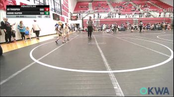 47-54 lbs Rr Rnd 1 - Jo Thigpen, Choctaw Ironman vs Annie Raper, Tecumseh Youth Wrestling