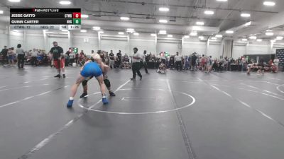 138 lbs Round 8 (10 Team) - Quinn Carter, New England Gold vs Jesse Gatto, CTWHALE Green