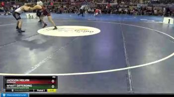 195 lbs Champ. Round 1 - Wyatt Differding, Breckinridge/Wahpeton vs Jackson Melvin, Dickinson