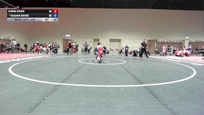 92 lbs Cons. Semis - Owen Koss, OK vs Tajuan Davis, OK