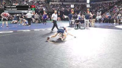106 lbs Quarterfinal - Luke Loren, St. John Bosco (SS) vs Tyler Sweet, Clovis North (CS)