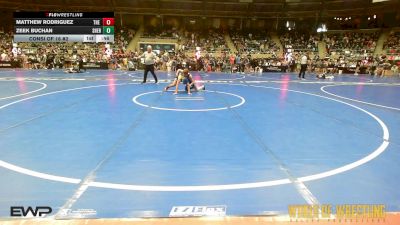 100 lbs Consi Of 16 #2 - Matthew Rodriguez, The Valley WC vs Zeek Buchan, Sherman Challengers