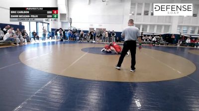 197 lbs Consi Of 8 #1 - Eric Carlson, Cornell vs Zahir McLean- Felix, Cornell