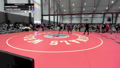 Junior Boys FS - 215 lbs Quarters - Damien Spears, WA vs Hunter Langham, OR