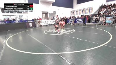 130 lbs Champ. Round 1 - Abbygail Villanueva, Troy vs Izabella Luna, Fullerton