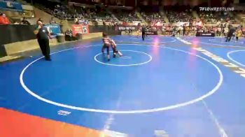 76 lbs Consi Of 8 #1 - Sky Ramos, Sunkist Kids Monster Garage vs Will Hughes, Roundtree Wrestling Academy