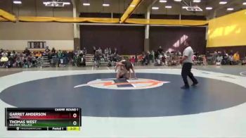 157 lbs Champ. Round 1 - Garret Anderson, Lourdes vs Thomas West, Baldwin Wallace