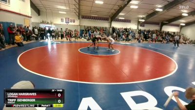 144B Champ. Round 1 - Logan Hargraves, Spearfish vs Tripp Isenberger, Wright