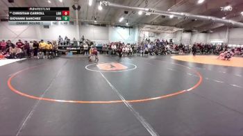 150 lbs Champ. Round 1 - Giovanni Sanchez, Pueblo East vs Christian Carroll, Loveland