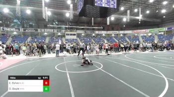 70 lbs Quarterfinal - Eddie Sylva, Black Hills Wr Ac vs DeShawn Doyle, Steel City Reloaded