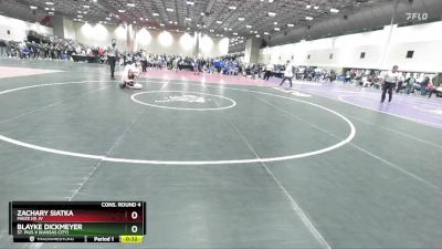 106 lbs Cons. Round 4 - Zachary Siatka, Maize HS JV vs Blayke Dickmeyer, St. Pius X (Kansas City)