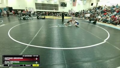 117-121 lbs Round 4 - Antonio Grooman, Laramie vs Evan Dirvonas, Fort Collins