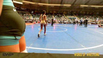 82 lbs Semifinal - Amour'ah Taylor, D3 Wrestling Cluib vs Hadlee Worrell, Big Game Wrestling Club