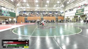 113 lbs Champ. Round 1 - Zephyr Aubuchon, Carlsbad vs Cobian Cerda, Imperial