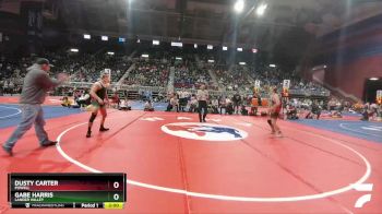 3A-170 lbs Champ. Round 1 - Dusty Carter, Powell vs Gabe Harris, Lander Valley