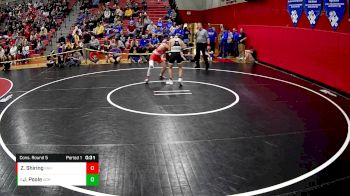 121 lbs Cons. Round 5 - Julius Poole, Albert Gallatin Hs vs Zackery Shiring, Freedom Area Hs