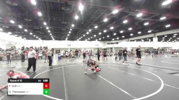 102 lbs Round Of 16 - Forest Dull, Mattime vs Caleb Thompson, No Team