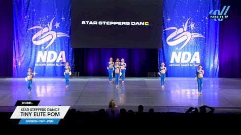 Star Steppers Dance - Tiny Elite Pom [2025 Tiny - Pom] 2025 NDA All-Star National Championship