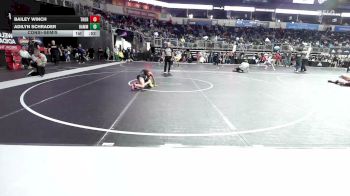 66 lbs Consolation - Bailey Winch, Thoroughbred Wr Ac vs Adilyn Schrader, Hammerin Hawks WC