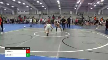 113 lbs Final - Yanni Vines, AL vs Cole Hunt, GA