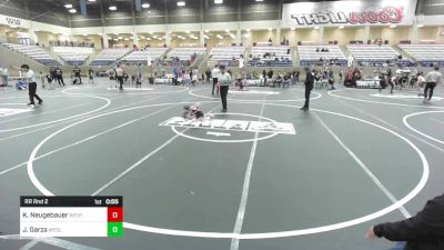 37 lbs Rr Rnd 2 - Korbin Neugebauer, West Amarillo Rhinos vs Jayden Garza, Wesley WC