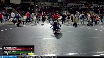 73-74 lbs Round 2 - Charles Hayes, Pikes Peak Warriors Wrestling vs Philip Aichele, Colorado