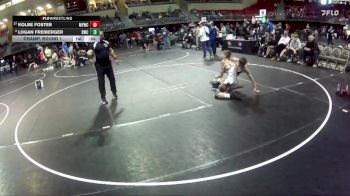 117 lbs Champ. Round 1 - Kolbe Foster, McCook Youth Wrestling Club vs Logan Freiberger, Bridgeport Wrestling Club