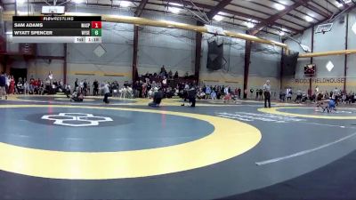 120 lbs Champ. Round 1 - Sam Adams, Massillon Perry vs Wyatt Spencer, Wyoming Seminary (PA)