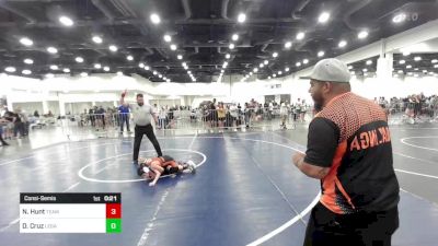 74 lbs Consolation - Nolan Hunt, Team Coalinga vs Derek Cruz, Legacy Wrestling Club