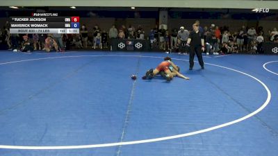 74 lbs Champ. Rd Of 32 - Tucker Jackson, Contenders Wrestling Academy vs Maverick Womack, Roundtree Wrestling Academy