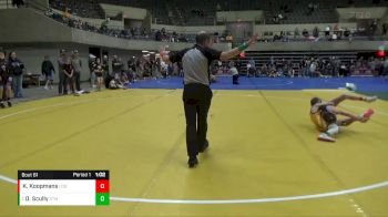 85 lbs Semifinal - Dominic Scully, STMA vs Kash Koopmans, Legends Of Gold