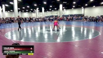 105 lbs Round 1 (8 Team) - Callie Diehl, Charlies Angels Florida Pink vs Jacey Mason, Team Iowa Crazy Coconuts